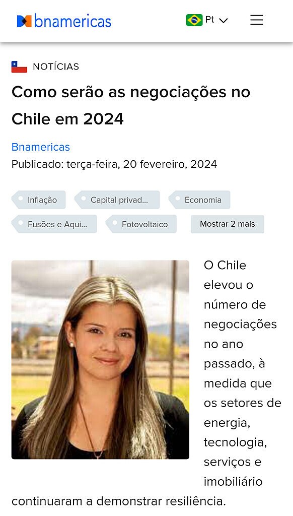 Como serão as negociações no Chile em 2024
